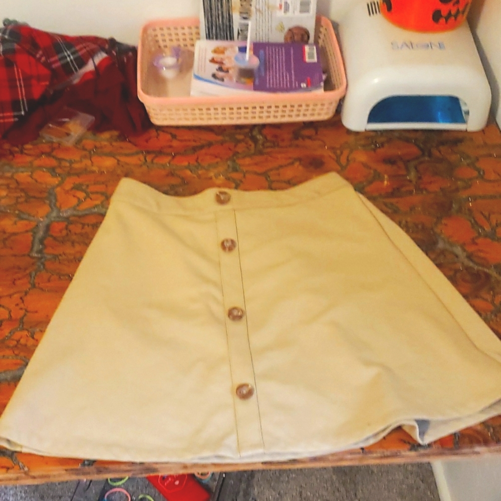 Formal tan skirt